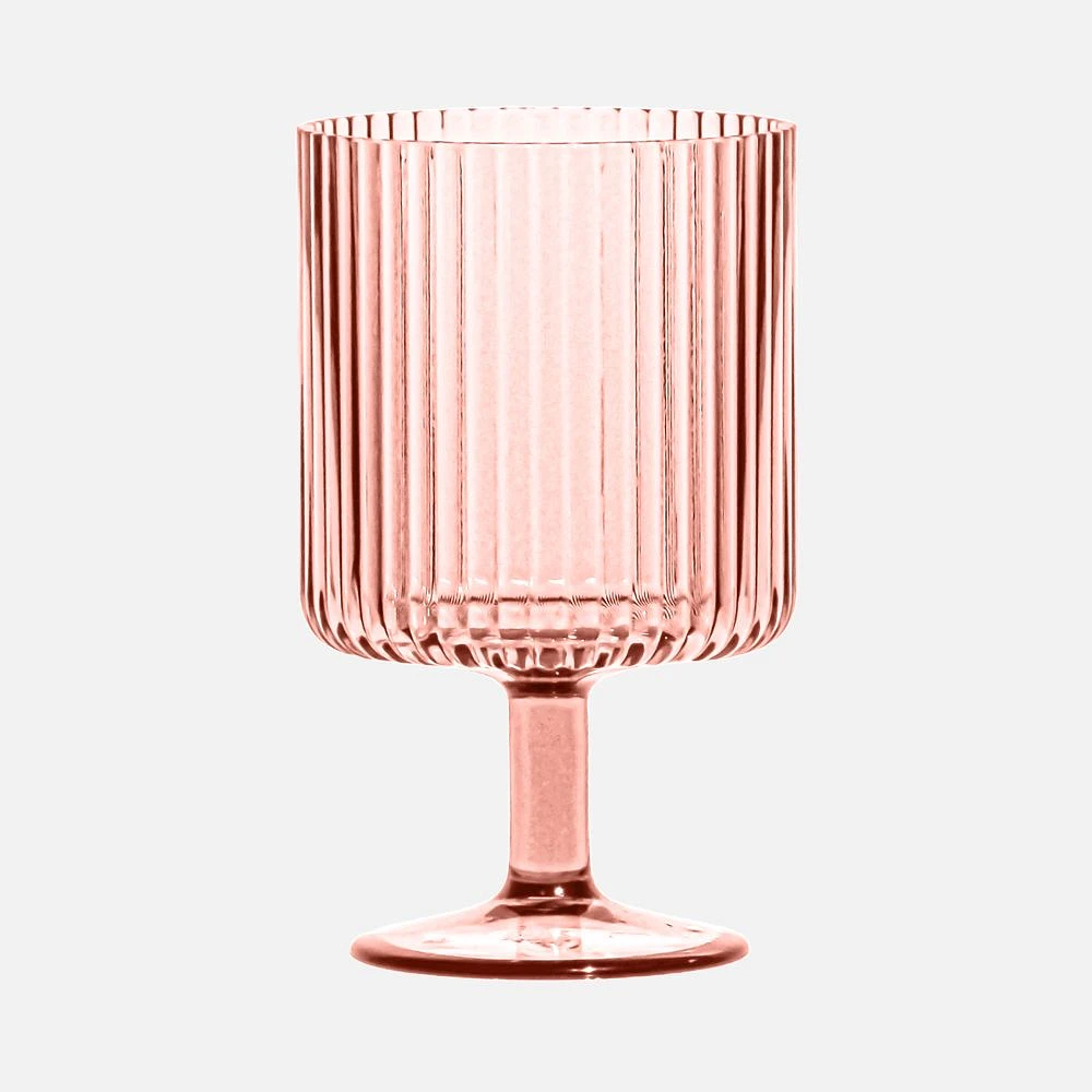Mesa Stacking Wine Goblet 15oz-Pink