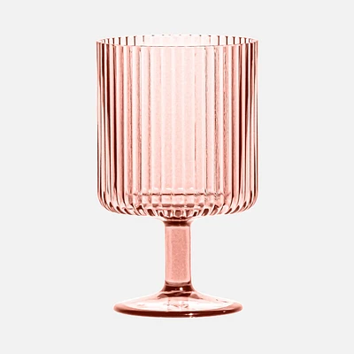Mesa Stacking Wine Goblet 15oz-Pink