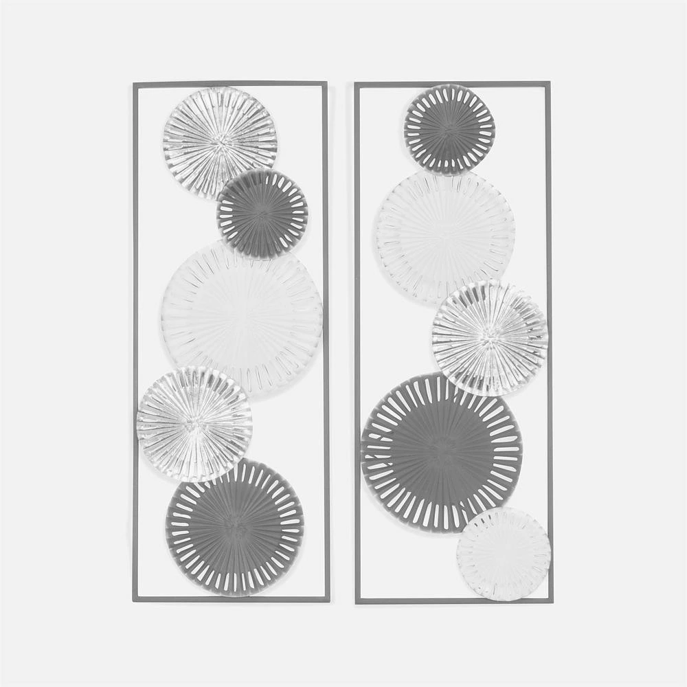 Thierry Set of 2 Wall Decor - White/Gold/Black