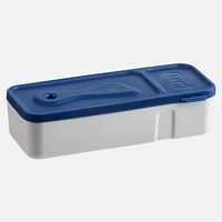 Trudeau Fuel Blue Snack'n Dip Container