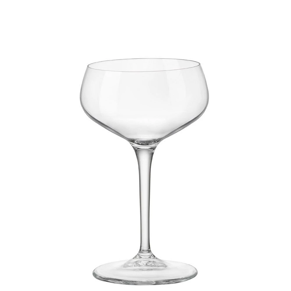 Bartender Nick & Nora Set of 4 Cocktail Glasses by Bormioli Rocco