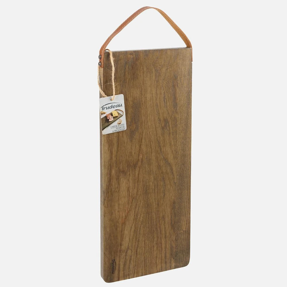 Cheese Board with Leather Handle by Trudeau