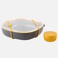 Fuel Dinnerware Lunch Plate - Grey