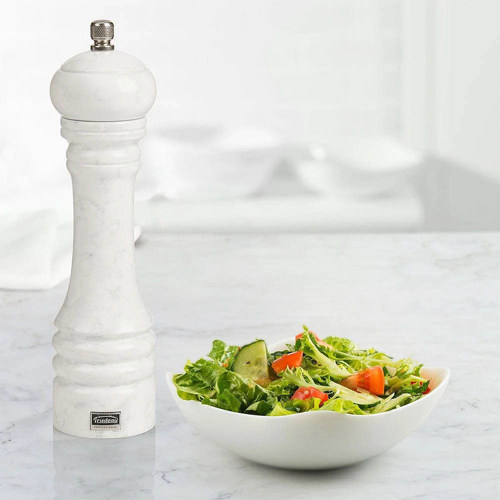 Trudeau Professional Marble Finish Pepper Mill - 9''