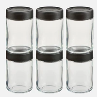 Trudeau Set of 6 Large Stacking Jars 