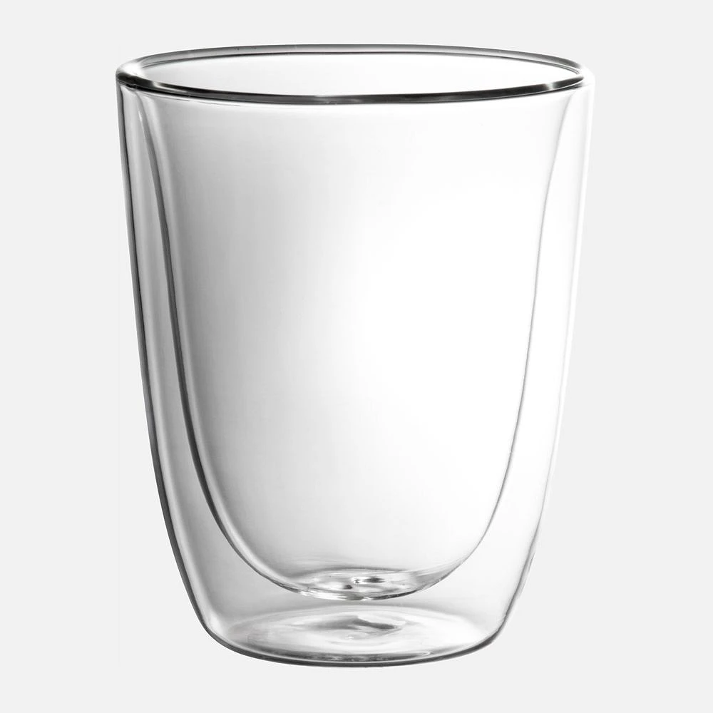 Set of 2 Caffè Double-Wall Glasses by Trudeau