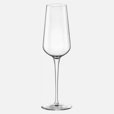 Inalto Uno Set of 6 Champagne Flutes by Bormioli Rocco