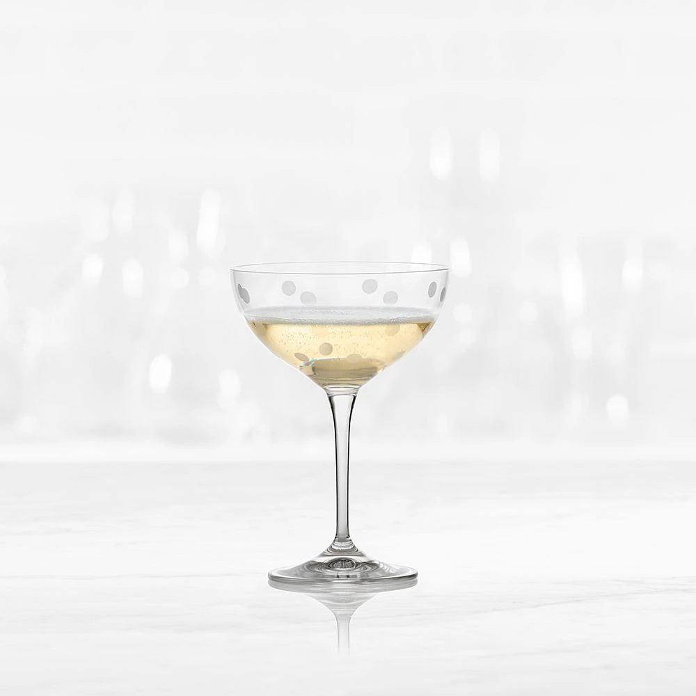 Sparkle Set of 4 Cocktail Glasses by Trudeau