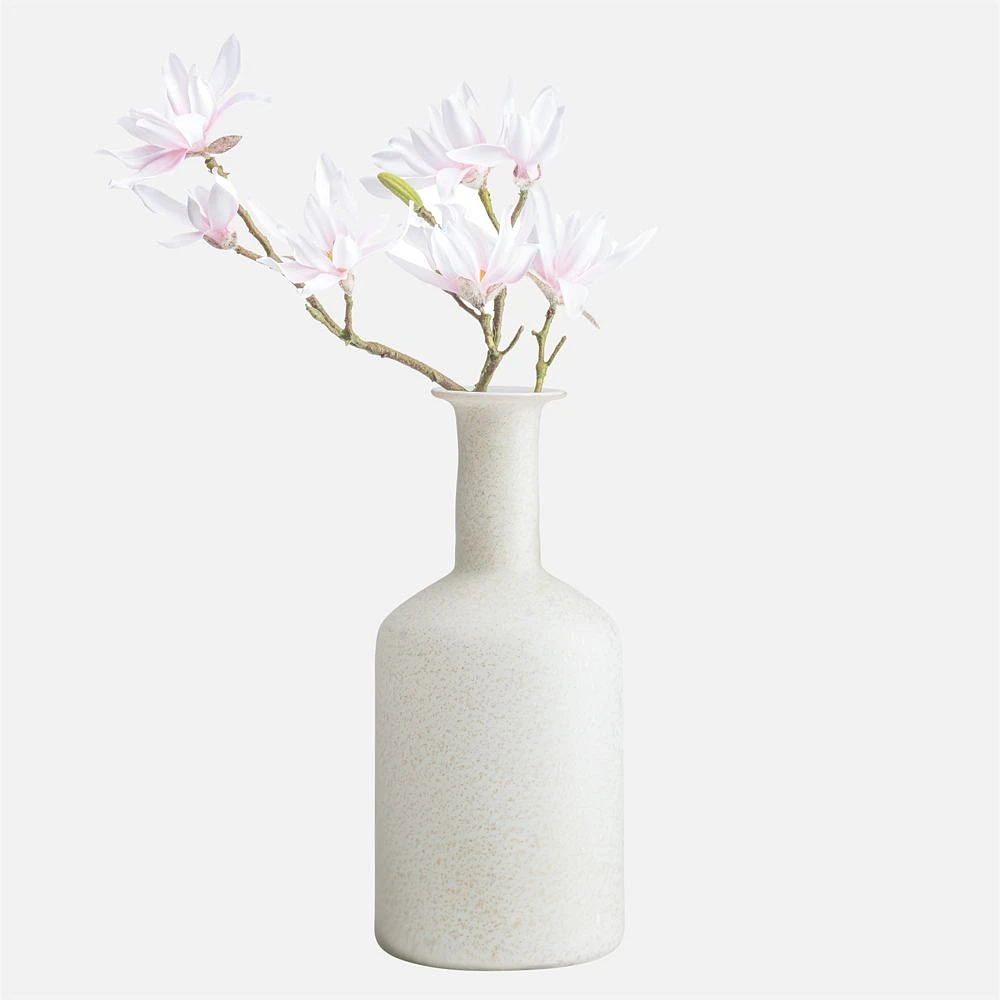 Vase à paillettes dorées (13,5 po) « Zia »