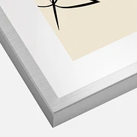 Satin Brushed Metal Frame, 5" x 7" - Silver 