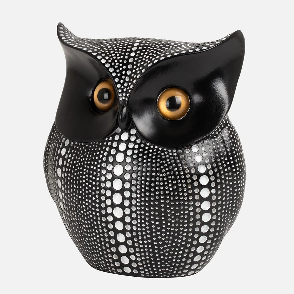 Resin Black Owl