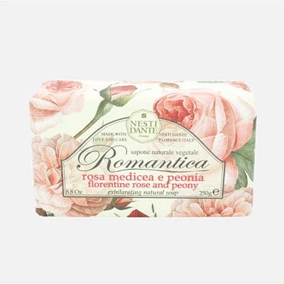 Florentine Rose and Peony Bar Soap by Nesti Dante