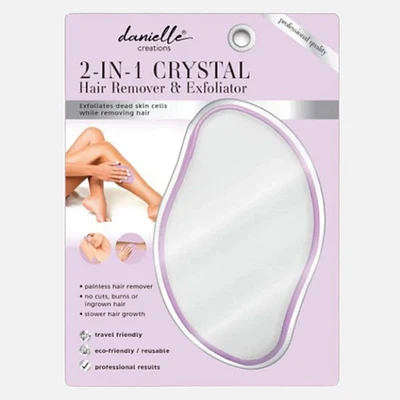 Hair Remover and Exfoliator 2-In-1 - Crystal