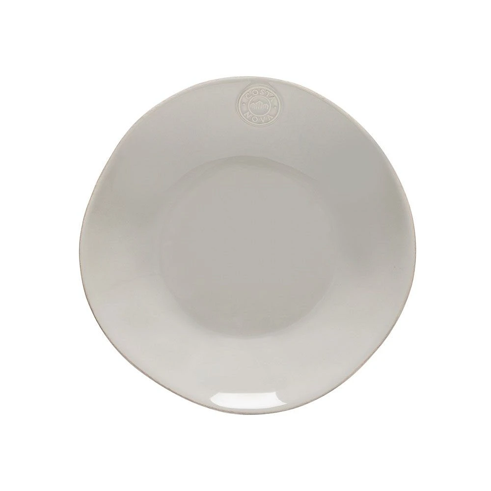 Nova Grey Rim Soup and Pasta Bowl by Costa Nova - 25.5 cm