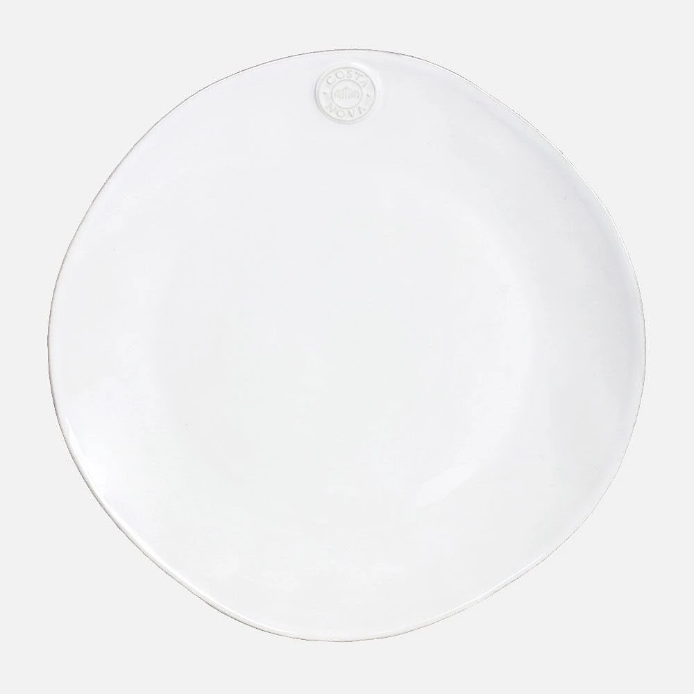 Nova White Charger Plate 33 cm by Costa Nova