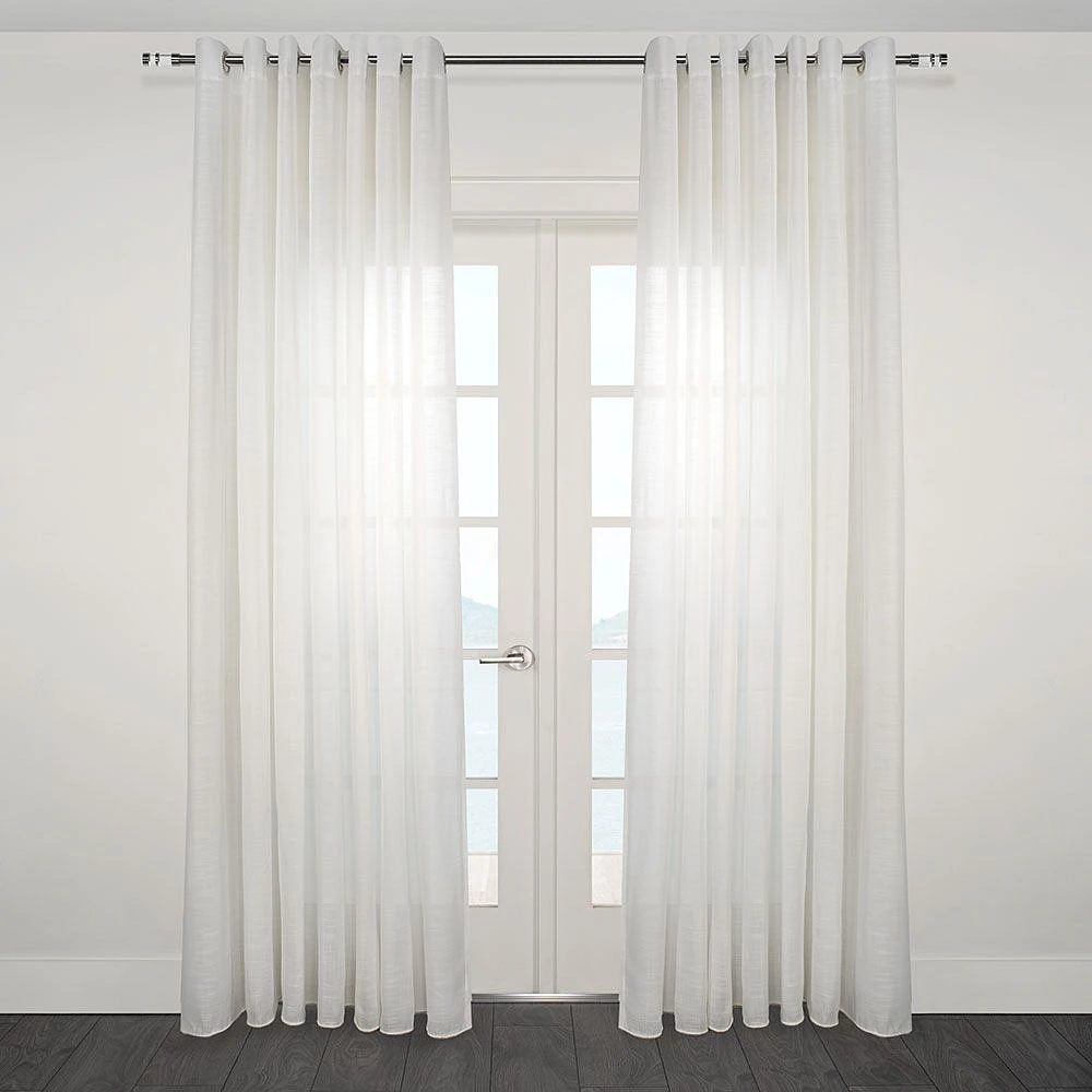 White Ultra Grommet Curtain