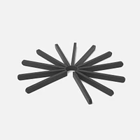 Umbra Fanfare Black Trivet, Set of 2