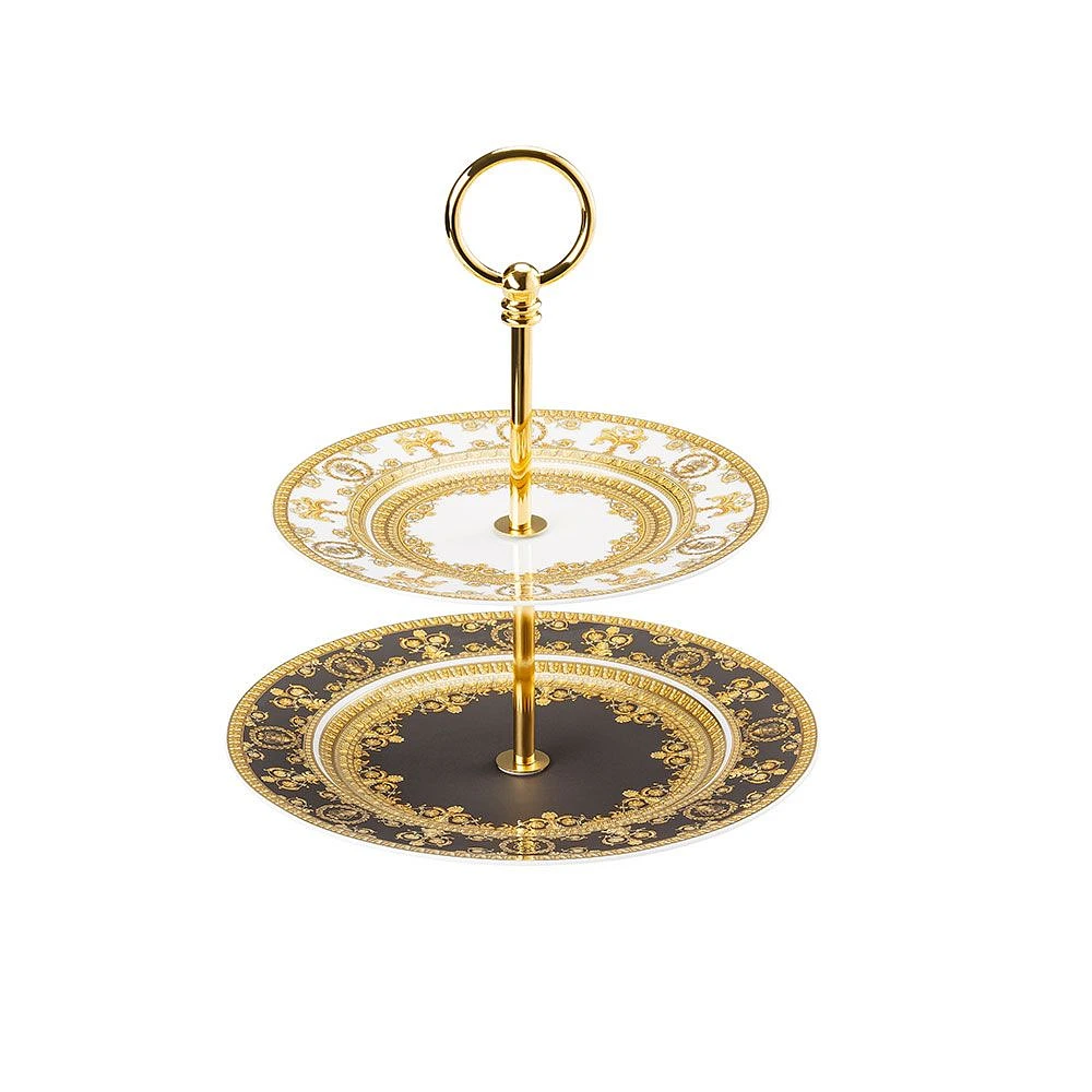 Versace I Love Baroque 2-Tier Serving Stand