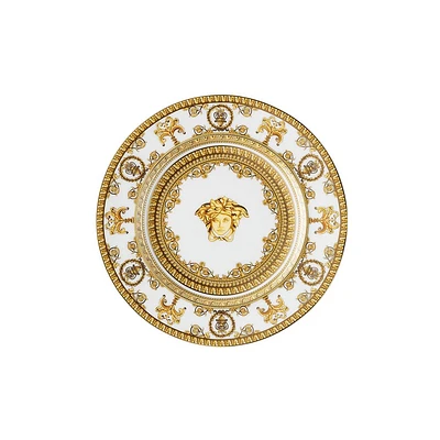 Assiette doré et blanc Versace « I Love Baroque » - 18 cm