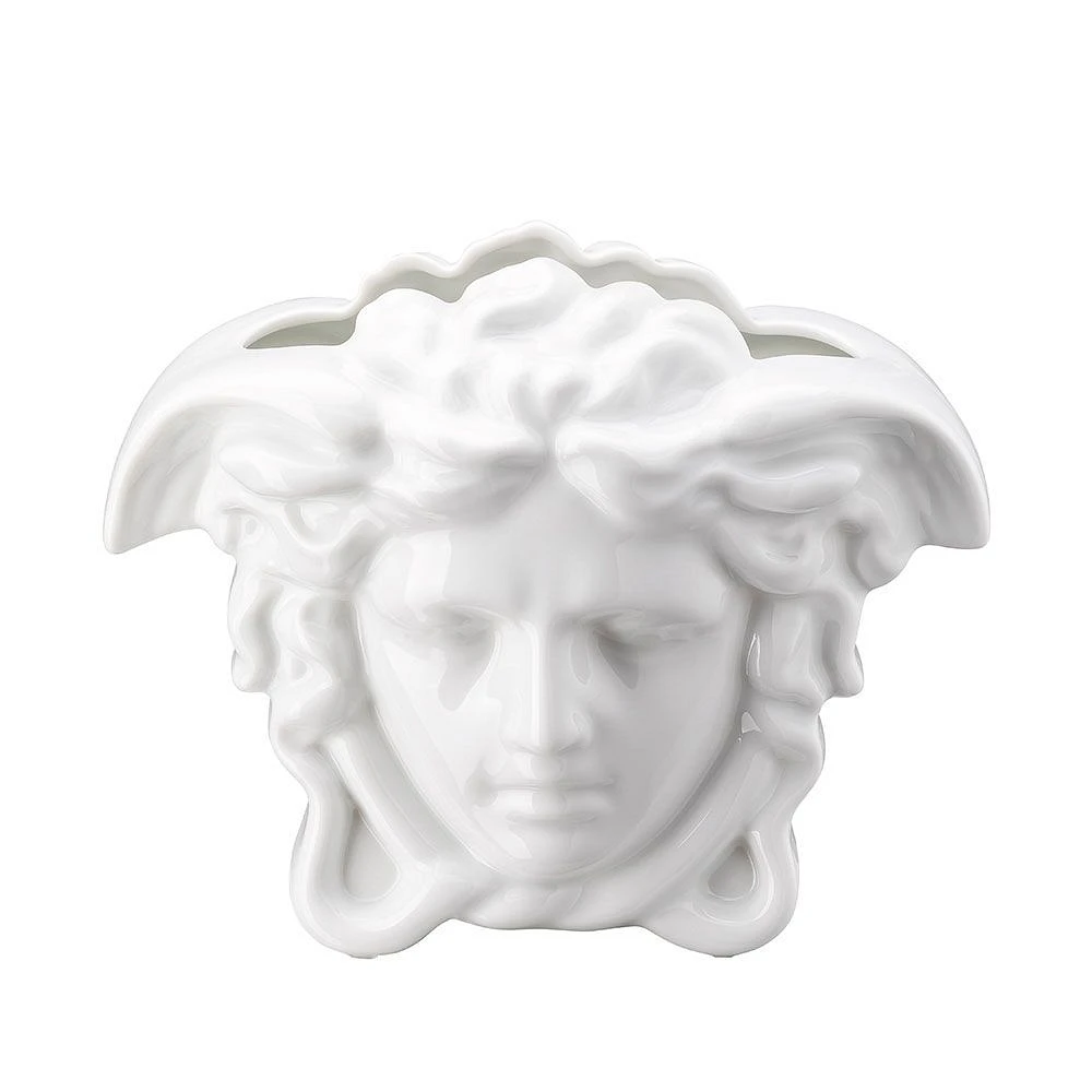 Versace Medusa White Vase