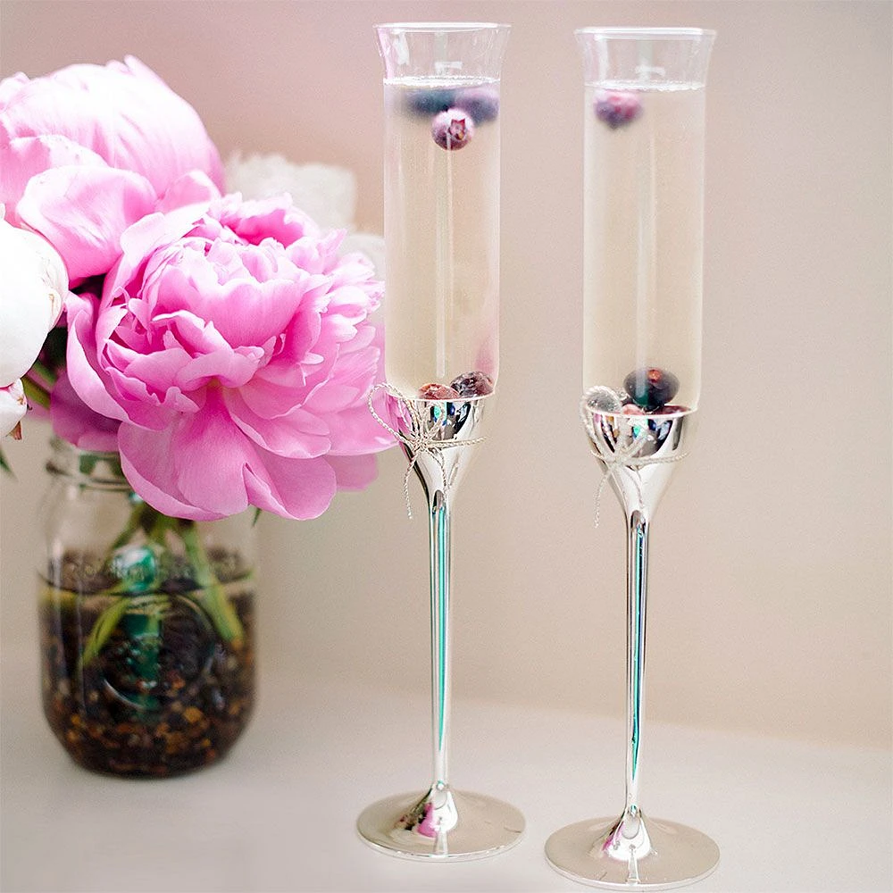 Love Knots Champagne Flutes by Vera Wang