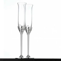 Love Knots Champagne Flutes by Vera Wang