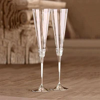 Vera Wang With Love Set of 2 Champagne Glasses by Wedgwood