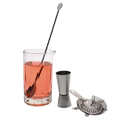 Ensemble d'outils à cocktail 4 pièces « Mixologie » par Bel-Air