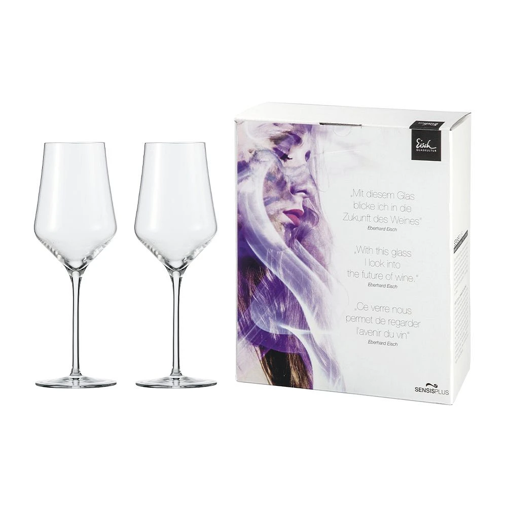 Set of 2 SensisPlus Sky White Wine Glass by Eisch