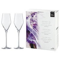 Set of 2 SensisPlus Sky Champagne Flute by Eisch