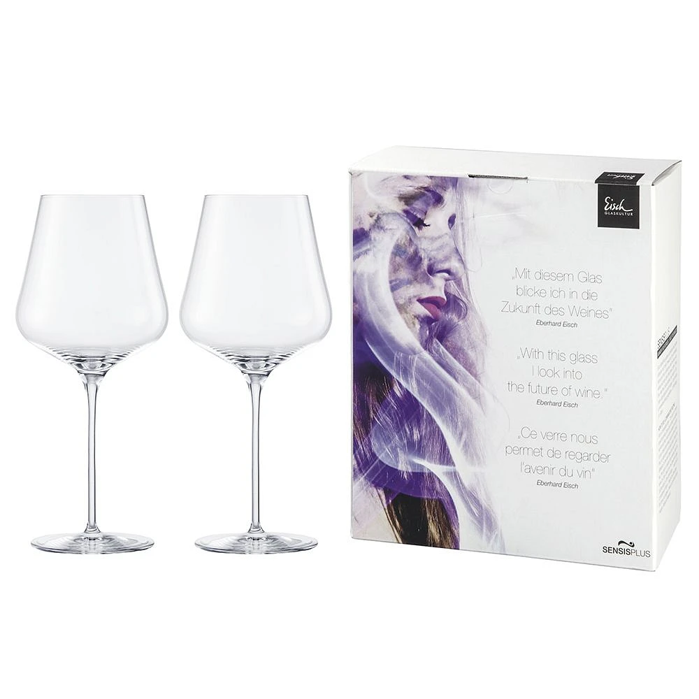 Ensemble de 2 verres à bourgogne « SensisPlus Sky » par Eisch