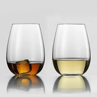 Set of 2 SensisPlus Stemless Glass by Eisch