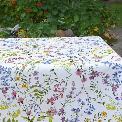 Vivid Flowers Tablecloth