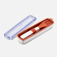 On-the-go Cutlery, 4 Pieces - Terra Cotta 