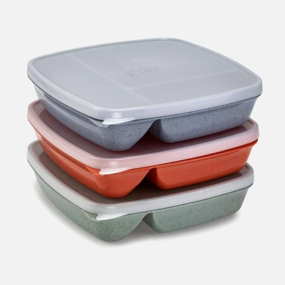 Meal Seal Boîtes à bento assorties, ensemble de 3