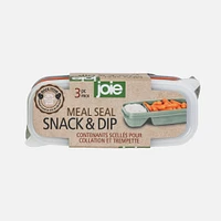 Meal Seal Snack & Dip Assorted Boxes , Set of 3