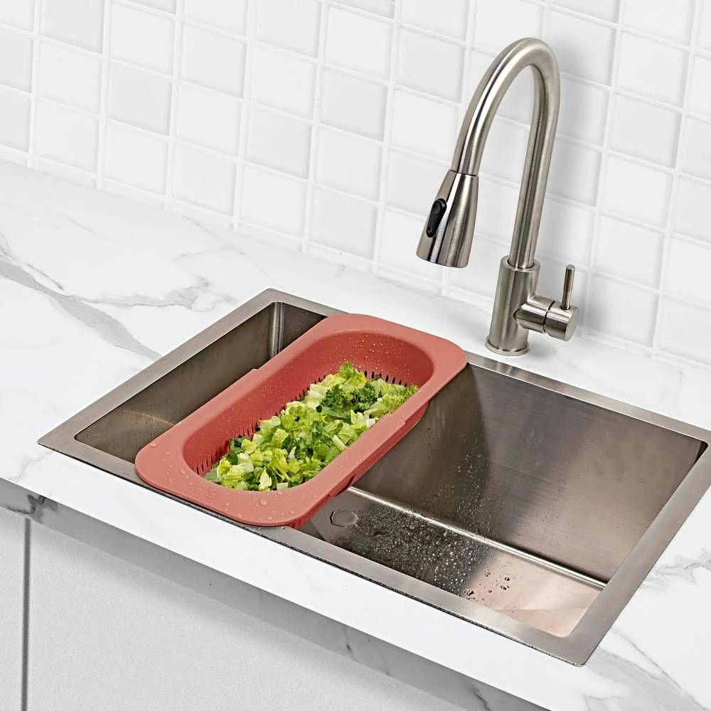 Expandable Sink Colander - Terra Cotta