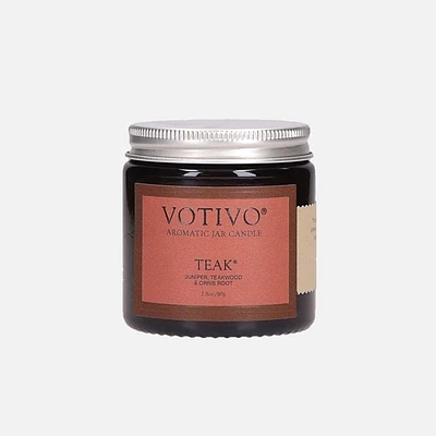 Bougie en pot 2,8 oz « Votivo » — Teck