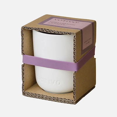 Candle in Ceramic Vessel 2 Wick - Lavander