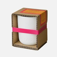 Candle in Ceramic Vessel 2 Wick - Mimosa Pink