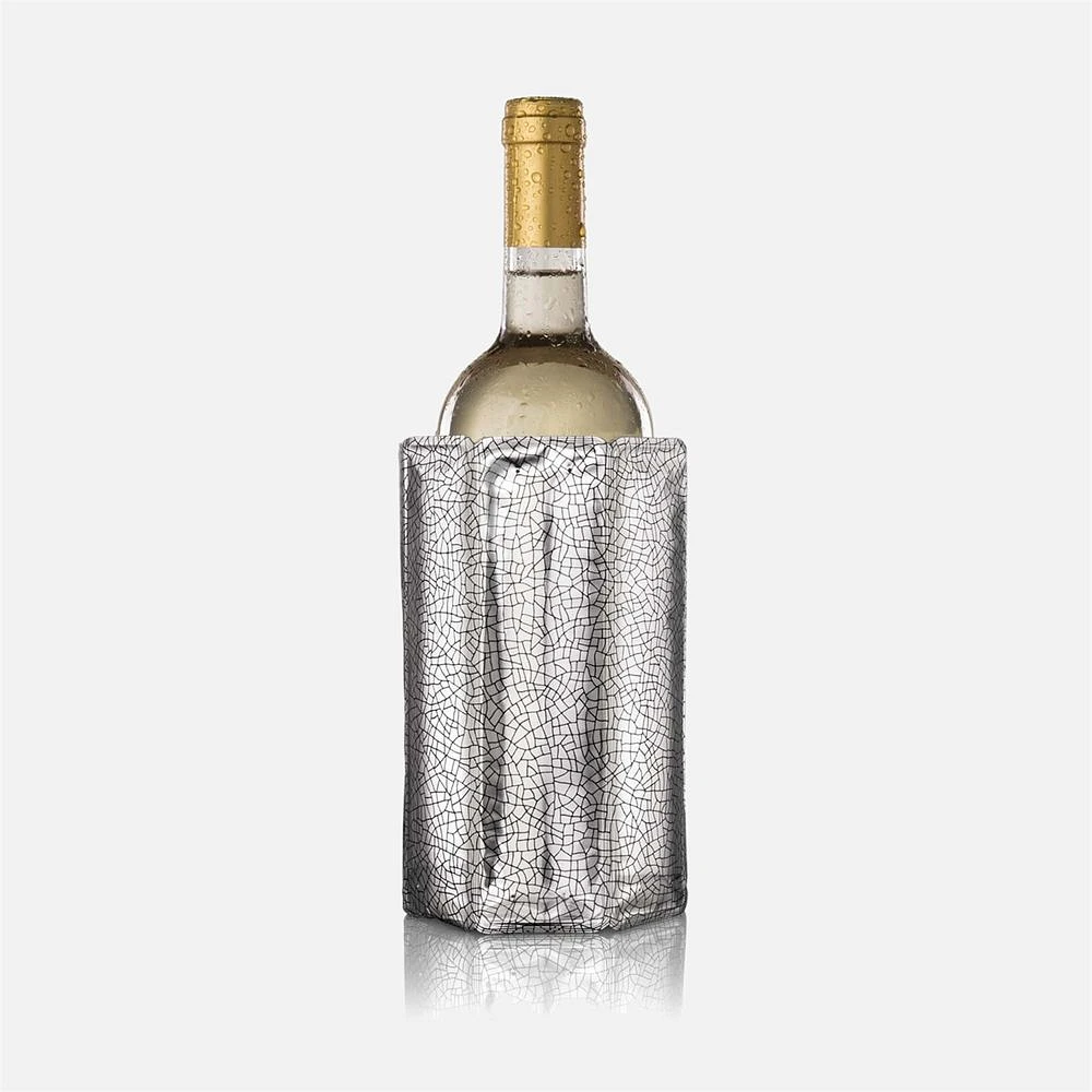 Vacu Vin Active Cooler Wine Sleeve - Silver