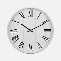 Black Numbers and white face Wall Clock