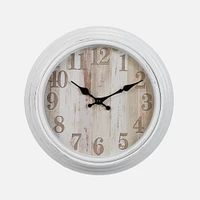 Natural face and numbers Wall Clock