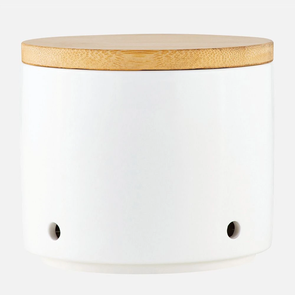 White Basics Garlic Pot  by Maxwell & Williams