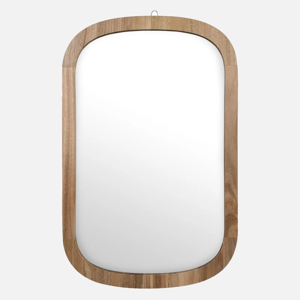 Rectangular Wood-Like Trim Wal lMirror