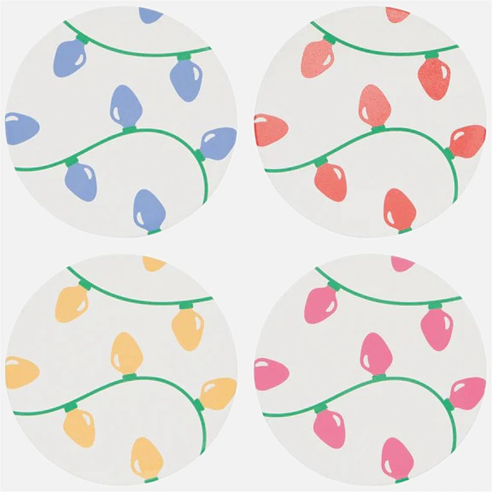 Danica Holiday Glow Soak Up Coasters, Set of 4