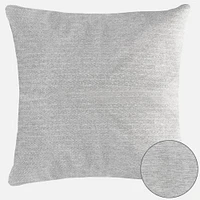 Coussin reversible en platine « Yale » - 20 po x 20 po