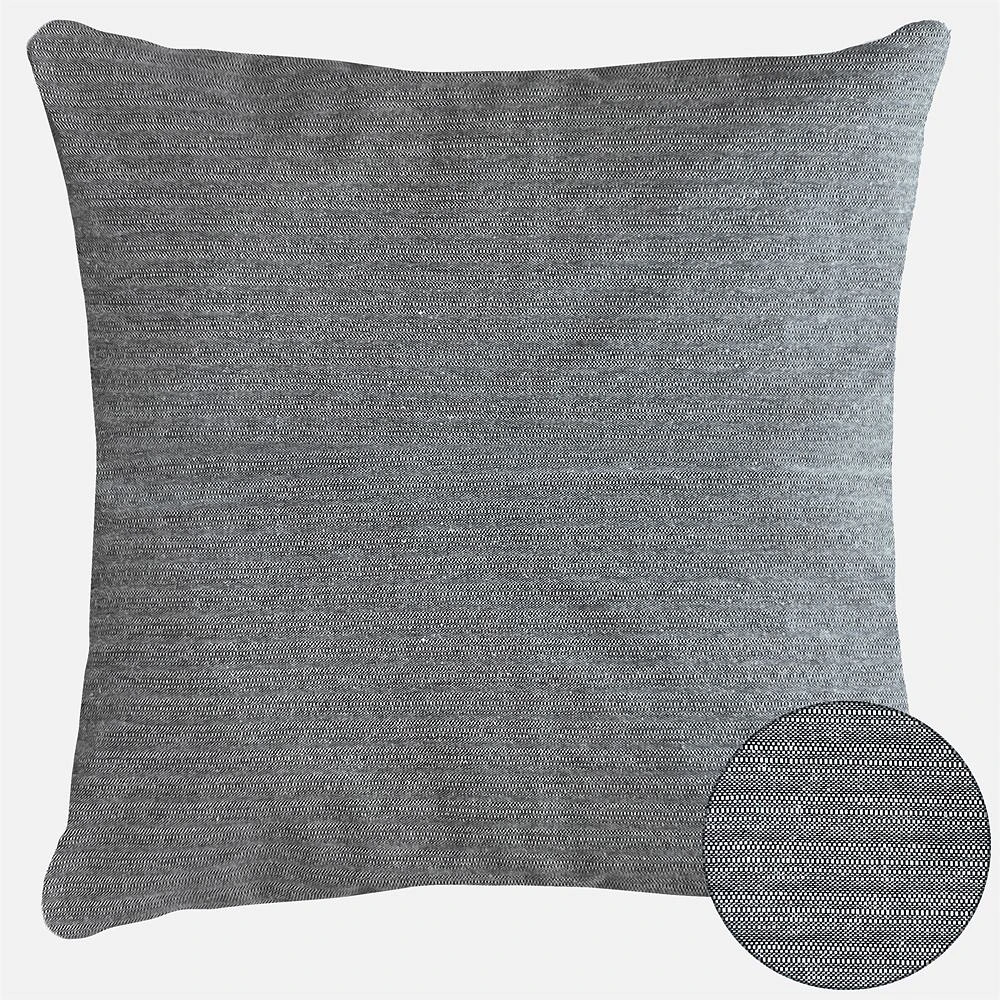 Yale Reversible Silver Cushion - 20"x20"