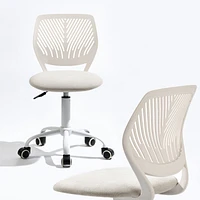 Beige Fabric Task Chair by Maison Classique