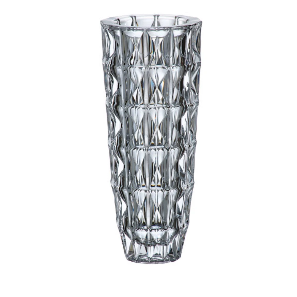 Crystal Bohemia Diamond Vase 33cm by Brillant